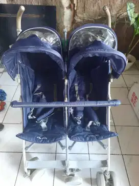 Jual stroller babyelle twin trevi preloved good condition