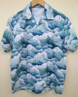 Kemeja Open Collar Dowear Size L