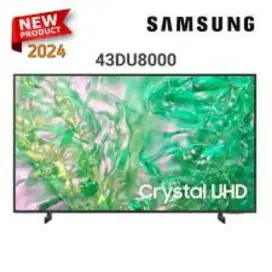 NEW 2024 !!! LED TV 43 INCH SAMSUNG 4K UHD SMART TV UA-43DU8000