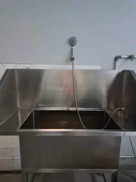 Bak Grooming tempat mandi hewan stainless