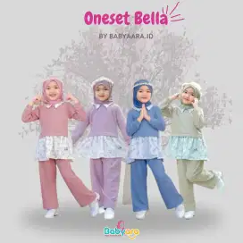 Oneset Bella by babyara Vol2 l Setelan Celana Anak Muslim