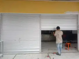 Rolling door folding gate kusen aluminium