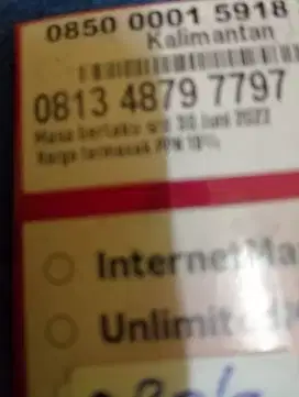 Nomor cantik simpati Telkomsel