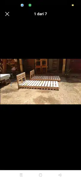 tempat tidur pallet baru