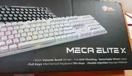 Digital Alliance DA Meca Elite X RGB Mechanical Keyboard - WHITE