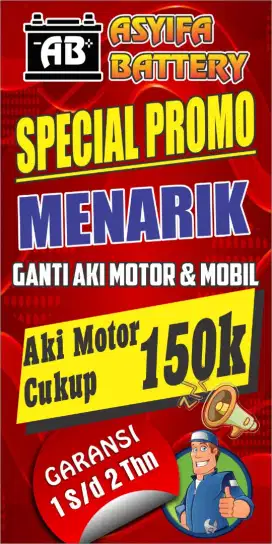 Aki motor murah