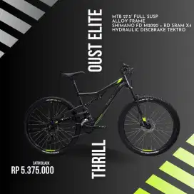 Sepeda Gunung MTB Thrill Oust Elite 27,5 [PROMO]