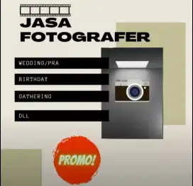 [Promo] Jasa Professional Fotografi & Videografi All Event
