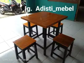 Meja kursi cafe warung promo