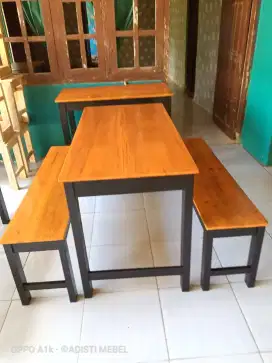 Meja kursi warung warmindo kedai promo