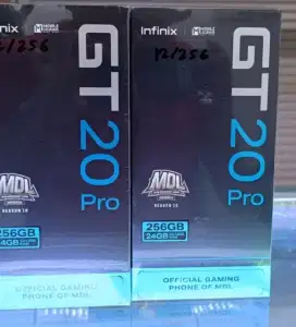 Murah new infinix GT 20 pro 5G 12+12/256 resmi, bs kredit/bs TT