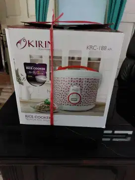 Dijual murah Rice cooker merk Kirin 3 liter kondisi baru 2 bulan pakai