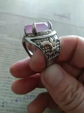 cincin batu lavender ring 7