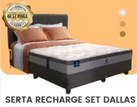 Springbed Serta Recharge Set Dallas Cash Dan Kredit