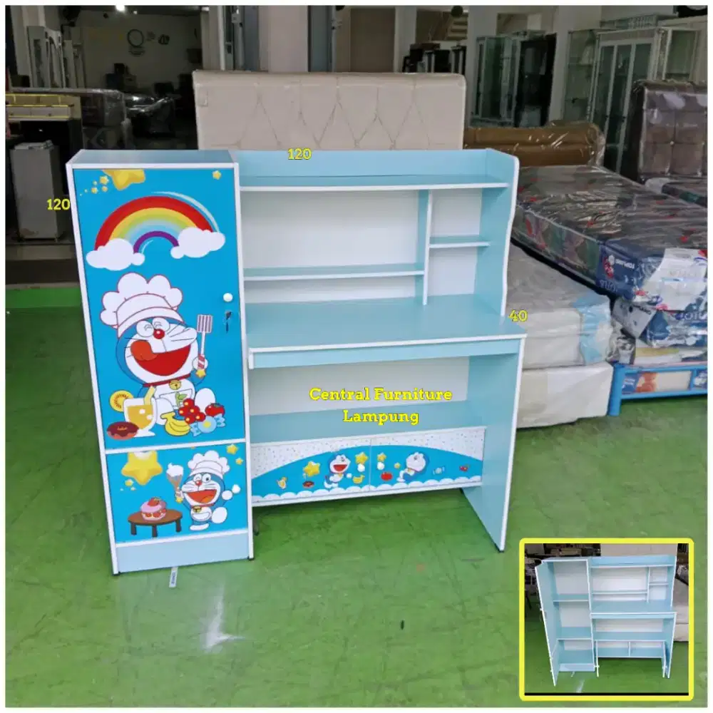 Meja Belajar Karakter Doraemon