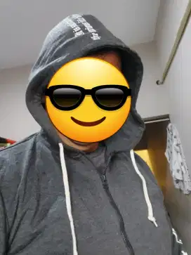 Jaket hoodie full ziper keren