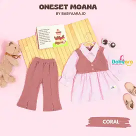 Moana oneset by babyAra | busana muslim anak mewah | outfit mengaji