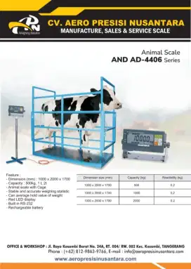 Timbangan sapi kapasitas 2000kg