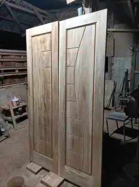 Pintu kayu jati pnjang 200cm x Lebar 120cm