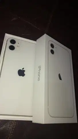 iPhone 11 white color 64gb Resmi Digimap Like New Perfect