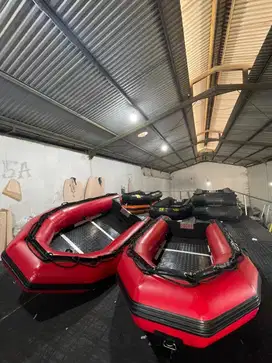 Perahu Karet PVC OCEAN Type 360 Kapasitas 6 Orang Untuk Banjir SAR