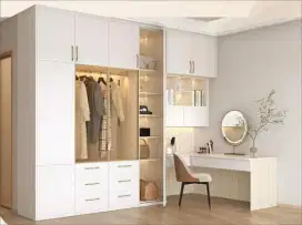 Lemari pakaian costum sesuai keinginan