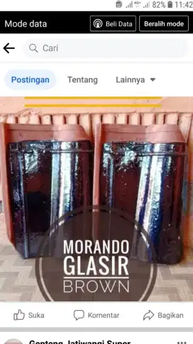 Jual Genteng Morando Jatiwangi Glasir Brown