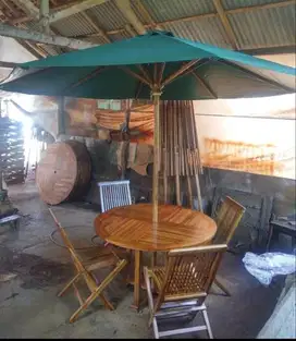 Meja Tenda Payung & Kursi Kedai  -  Resto