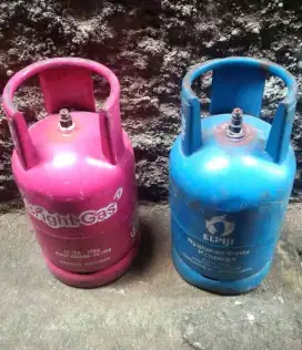 Tabung Gas LPG 12kg Kosongan Bright & Biru