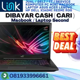 (CARI) Siap BAyar CASH Macbook Laptop Asus Acer lenovo hp dell ROG TUF