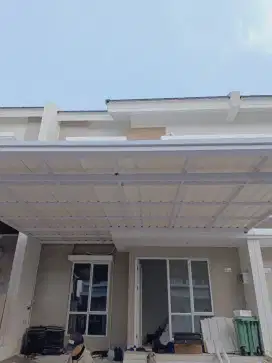 Canopy minimalis premium atap alderon single layer modern