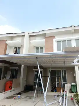 Canopy minimalis premium atap alderon single layer
