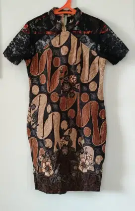 Batik dress terusan preloved