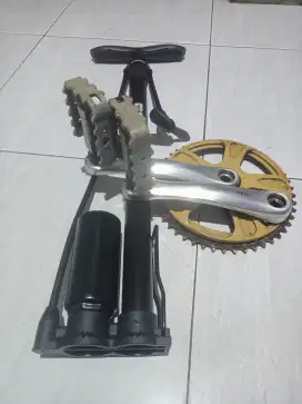 Crank Single Speed 48T/Gear Depan Merk WIMCYCLE