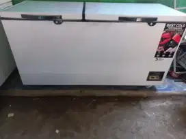 Jual freezer box mrk GEA kapasitas 600 L kondisi barang normal