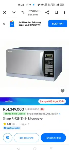 Microwave Sharp R-728(s)-in