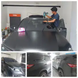 kaca film mobil warna hitam atau silver
