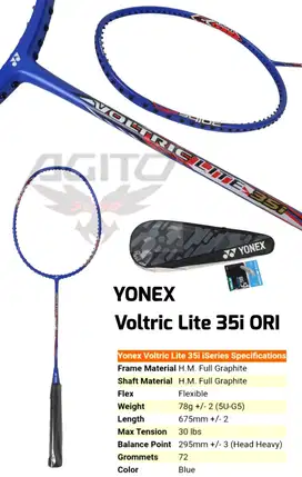 Raket Badminton Bulu Tangkis Yonex Voltric Lite 35i ORI