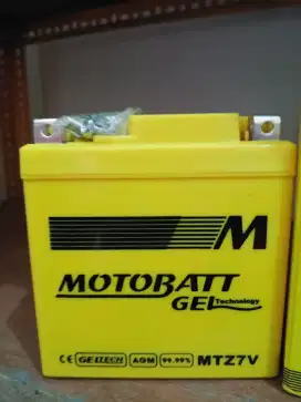 Accu / aki motobatt mtz7v 12v 7ah