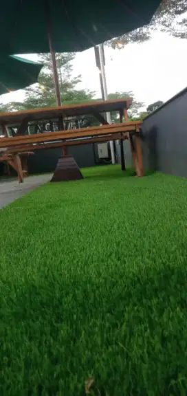 Dekor rumah , wedding, halaman di rumput sintetisin aja