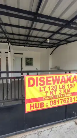 DISEWAKAN SEGERA RUMAH TINGGAL