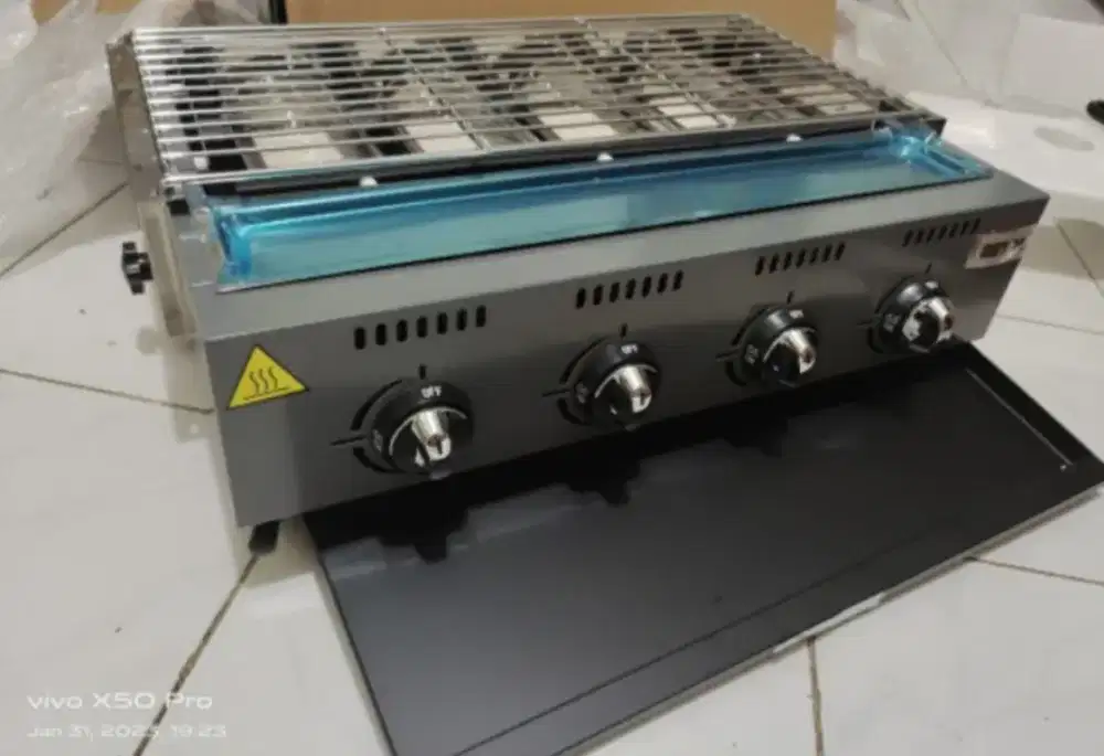 Pemanggang 4 tungku getra