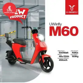 SEPEDA LISTRIK U-WINFLY M60 NEW 48 VOLT / 12H GARANSI RESMI