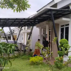 Pemasangan kanopi baja ringan #12