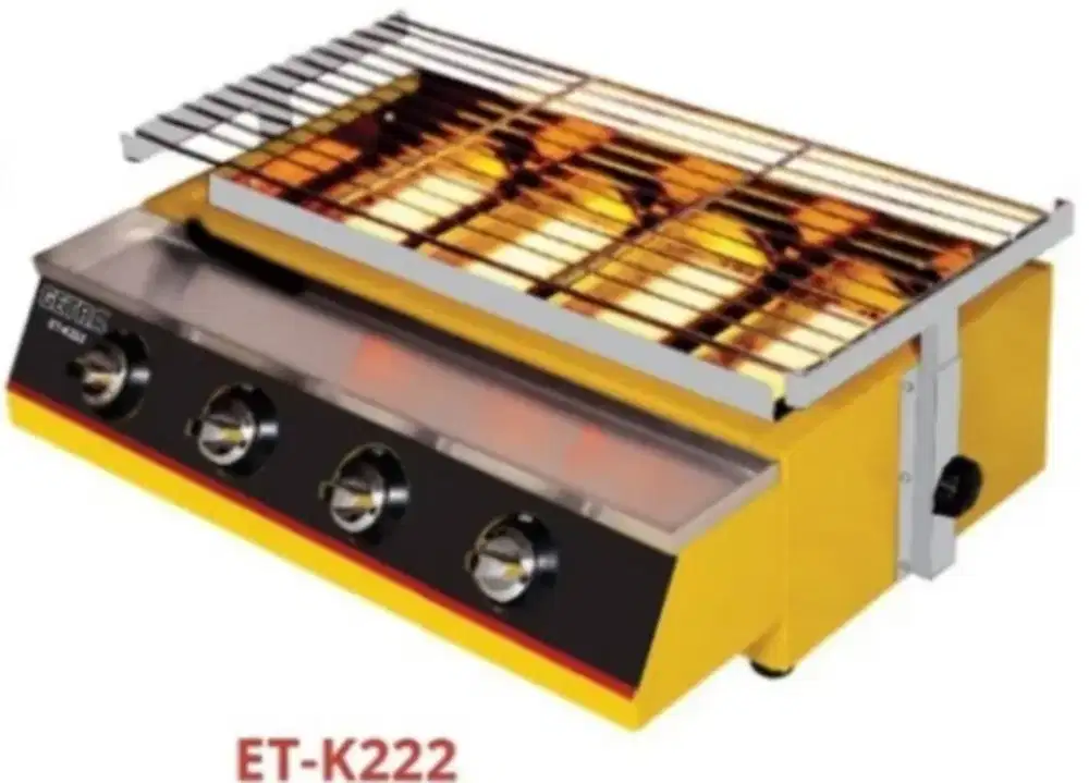 Panggang gas getra 4 tungku