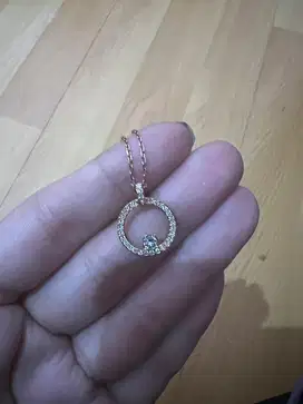 Swarovski kalung rosegold