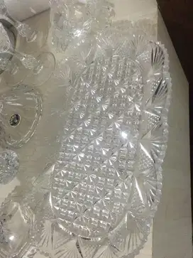 Kristal pajangan/tempat permen/kue