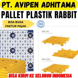 Pallet Plastik Rabbit Baru Ukuran NPI 1212S Medan