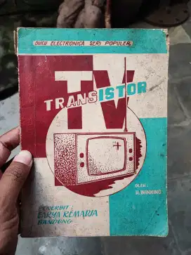 Buku Jadul Pengetahuan TV Transistor