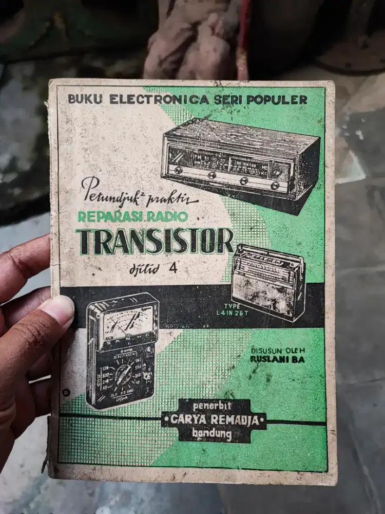 Buku Jadul Petundjuk Reparasi Radio Transistor